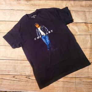 Sz M CryBaby graphic tee Johnny depp